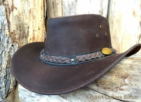 Outback Survival Gear Maverick Cooler Hat in Black H4203 SS22