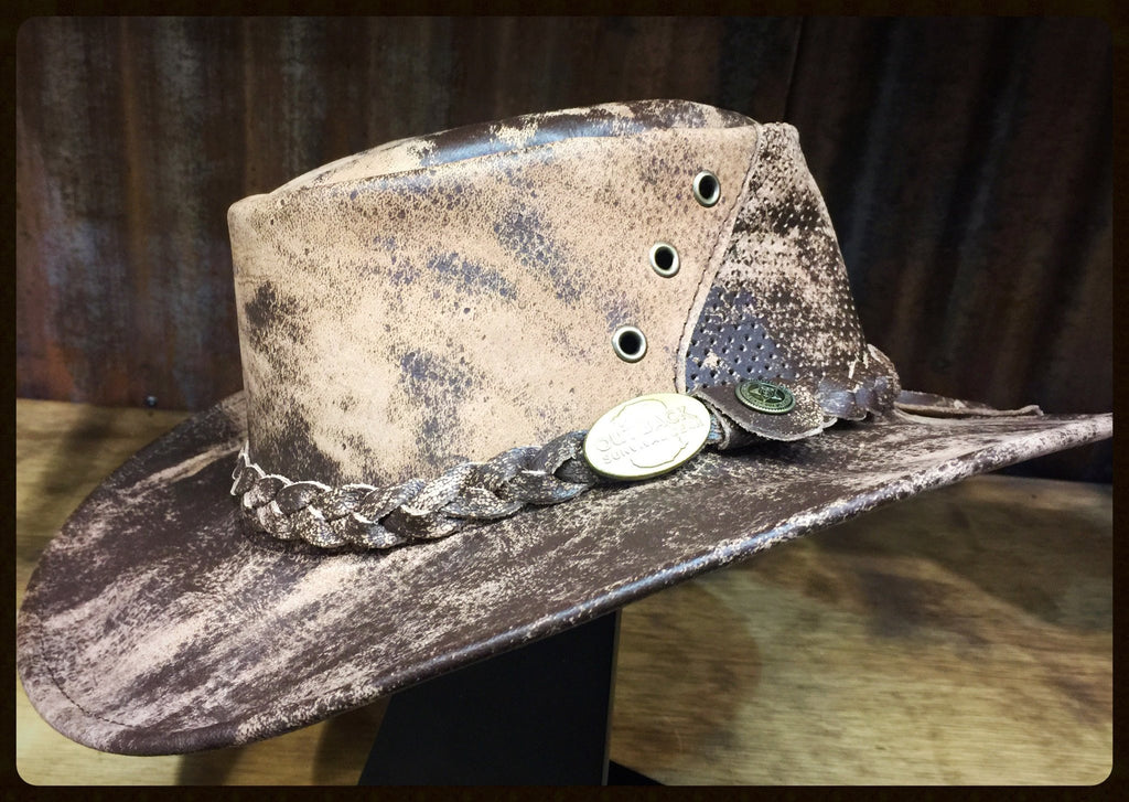 Outback Survival Gear Wellington Breeze Goat Hat H8202 Stone - Saratoga Saddlery & International Boutiques