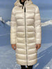 Parajumpers Leah Womens Long Jacket in white FW22up - Saratoga Saddlery & International Boutiques