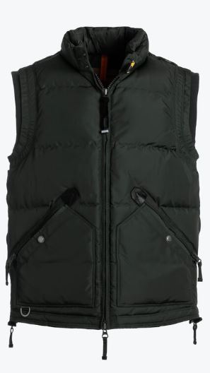 Parajumpers Kobuk Men's Winter Vest in Black PM JCK MA05 SS22 - Saratoga Saddlery & International Boutiques