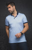 Au Noir Men's San Marcos Polo Shirt in Light Blue