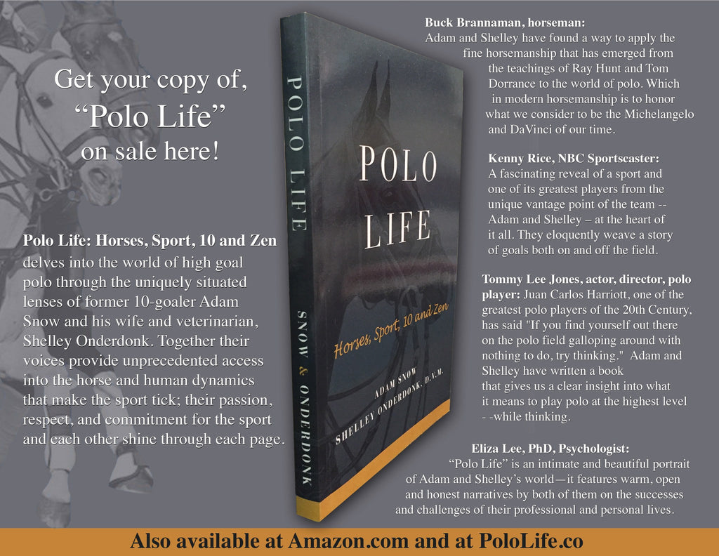 Polo Life Book by Adam Snow Polo Life Hardcover Book - Saratoga Saddlery & International Boutiques