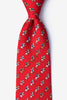 Alynn  Men's Silk Tie Win Place Show in Red