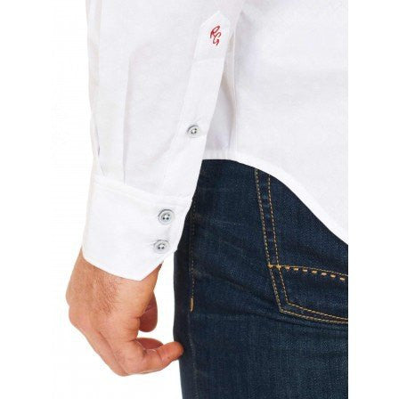 Robert Graham O'Donnell Sport Shirt in White - Saratoga Saddlery & International Boutiques