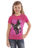 Rock & Roll Cowgirl Girls Running Horse Tee - Saratoga Saddlery