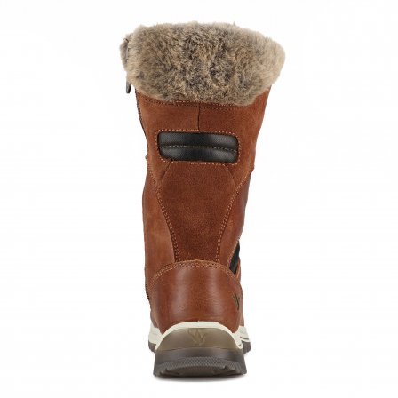 Santana Canada Women's Luxury Winter Boot Marinda in Cognac Made in Italy - Saratoga Saddlery & International Boutiques