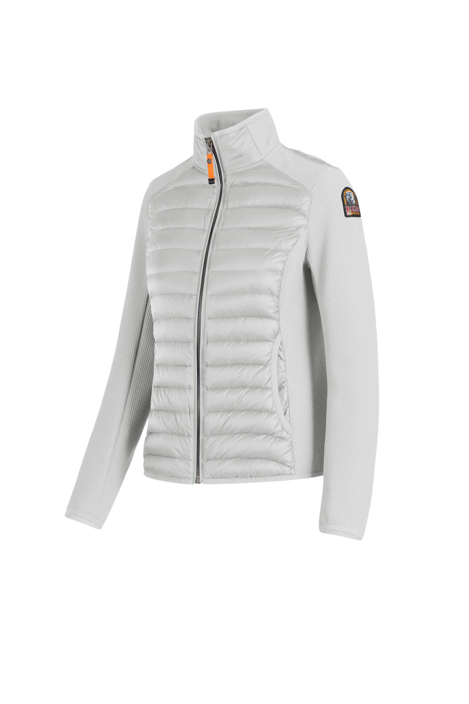Parajumpers Olivia Women's Knit Fleece Jacket in Off-White - Saratoga Saddlery & International Boutiques