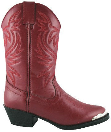 Smoky Mountain Children's Mesquite Western Boot in Red – Saratoga ...