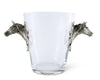 Vagabond HORSE HEAD GLASS ICE BUCKET  H126HL