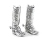 Pewter Cowboy Boot Salt & Pepper Set - Saratoga Saddlery & International Boutiques