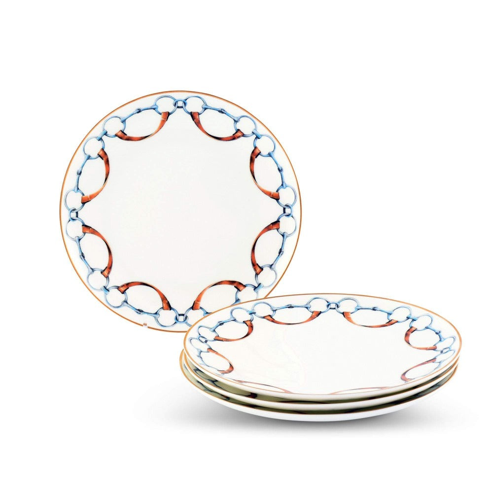 Wellington Bit Bone China 6.5 inch Bread Plate - Saratoga Saddlery & International Boutiques