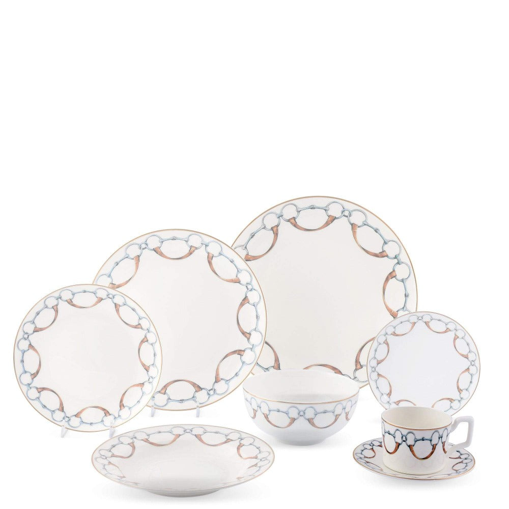 WELLINGTON BIT BONE CHINA Tea CUP & SAUCER - Saratoga Saddlery & International Boutiques